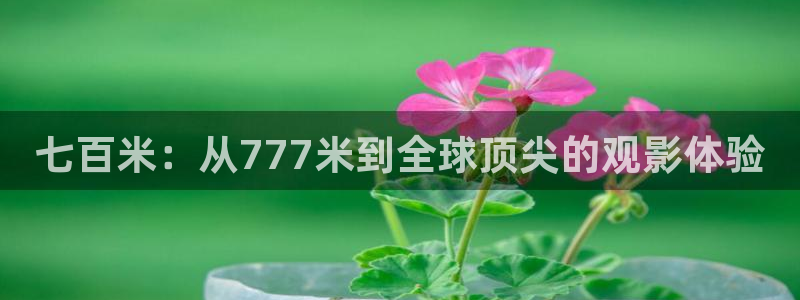 电影十八岁的天空：七百米：从777米到全球顶尖的观影体验